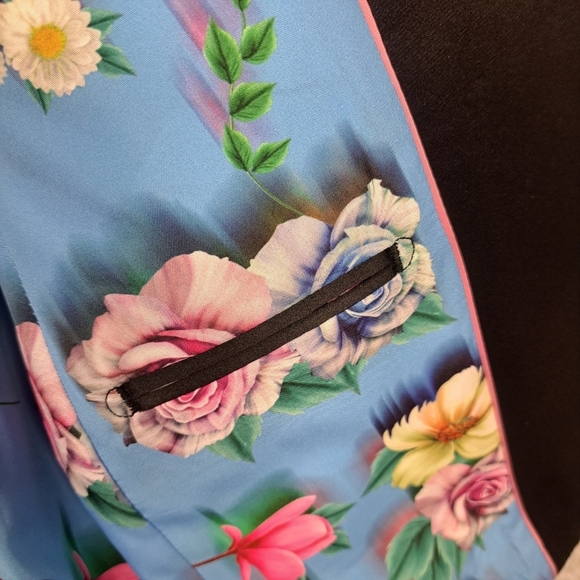 Paisley & Gray Slim Fit Men's 38R Blazer Tuxedo Suit Jacket Blue Turquoise - Picture 9 of 11